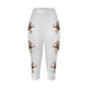thumbnail image 3 of MKLEKYY Leggings deportivos para mujer, leggings deportivos casuales de moda con estampado de rugby para mujer, pantalones de yoga, leggings capri 2734, 3 of 3
