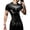 Black-3, variant on Round Neck Short Sleeve Men's Athletic Compression Shirt Gothic Graphic Compression Shirt Gym Casual Daily Wear Athletic T-Shirt