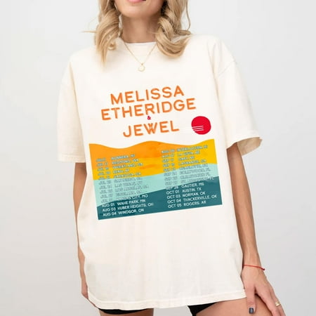 

Melissa Etheridge and Jewel 2024 North American Tour 2024 T-Shirt Melissa Etheridge 2024 Concert Unisex T-Shirt Jewel Fan Gift Jewel 2024 Tour TEE T-Shirt Beautiful.