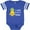 Football Blue and White, variant on Inktastic I Love My Nana with Pineapple Boys Baby Bodysuit