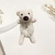 thumbnail image 5 of Bonitas gomas elásticas para el pelo, de peluche, para niñas y mujeres. Beige, 5 of 9