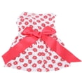 thumbnail image 2 of Ropa linda de verano para mascotas Niña Perro Poliéster Sin mangas Falda Vestidos con BowknotXDZ302 Blanco M, 2 of 5