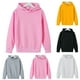 thumbnail image 2 of Sudadera con capucha Skymirror para jóvenes, clásica, lisa, suave, para niños, niñas y niños., 2 of 8