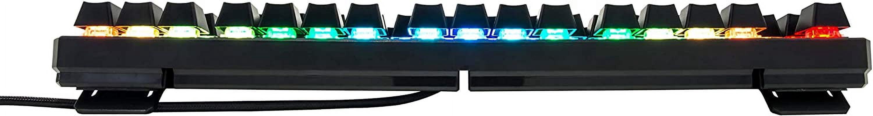87-key Mechanical Keyboard, RGB LED, Outemu Blue Switch, Green Axis Keyboard, Gaming Keyboard