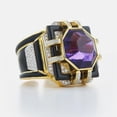 thumbnail image 5 of Soumake Elegant Women Ring Multi Sizes Inlaid Faux Crystal Finger Ring for Daily Wear, 5 of 8