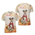 thumbnail image 3 of Happy Thanksgiving Toy Fox Terrier with Turkey Pumpkins Autumn Vibes All Over Print 3D Shirt Unisex Merch Dog Lover - 12018, 3 of 6