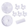 thumbnail image 1 of Crystal Glue Mold Carousel Silicone Mold Mirror Ornaments, Table Decorations, Pendant Mold, 1 of 5