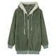 thumbnail image 5 of Chaqueta de mujer de moda Chaqueta cálida de gran tamaño con cómodo forro de invierno y otoño Verde jinwen Abrigo de invierno, 5 of 8
