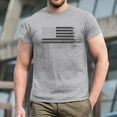 thumbnail image 5 of GIPQJK Mens Graphic T Shirts Usa Flag Design Tops Crew Neck T-Shirts Casual Loose American Flag Print Patriotic Short Sleeve T Shirts Tops,Light Gray L, 5 of 5