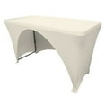 thumbnail image 4 of LA Linen Rectangular Open Back Table Cloth, 4 of 7