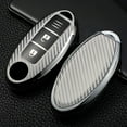 thumbnail image 1 of Car Key Fob Cover Case Protector TPU Carbon Fiber Remote Car Key Fob Case Cover Holder Shell For Nissan Infiniti, 1 of 12