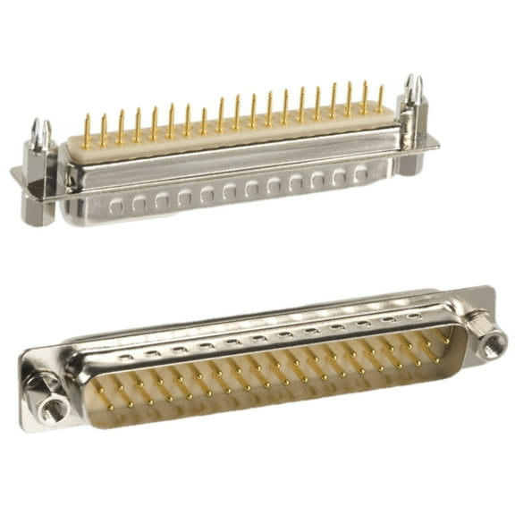 172-E37-113R911 Connector 37 Position D-Sub Plug, Male Pins :RoHS