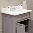 thumbnail image 4 of Water Creation Derby 30" Wood Single Bathroom Vanity in Cashmere Gray/Chrome, 4 of 6