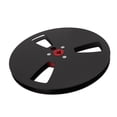thumbnail image 1 of 1/4 7 Inch Empty Tape Reel, Open Reel Sound Tape Empty Reel for Reel to Reel, Aluminum Alloy Universal 3 Hole Empty Take Up Reel to Reel for Tape Players, Replacement Part, 1 of 7