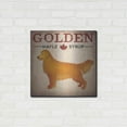 thumbnail image 3 of Luxe Metal Art 'Golden Dog At Show No VT' by Ryan Fowler, Metal Wall Art, 24"x24", 3 of 8