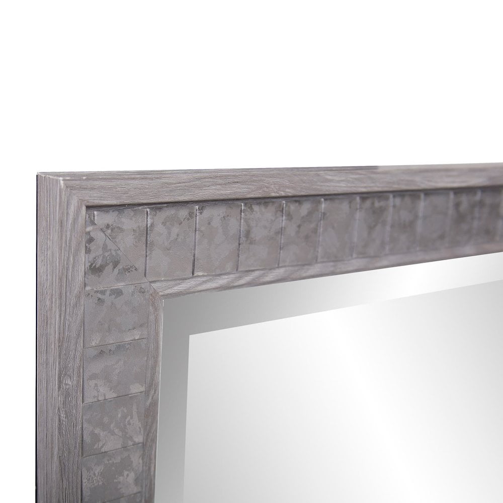 Tyler Dillon Metropolis Gray Framed Wall and Accent Mirror