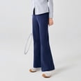 thumbnail image 5 of Ruyang Girl's Black Flare Jeans Button Front Elastic High Waist Flare Bell Bottom Pants Kids Split Stretchy Jeans Pants, 5 of 7