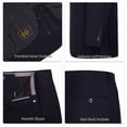 thumbnail image 4 of P&L Men's Slim Fit Suit 2 Piece Business Wedding Prom Tux Blazer & Pants, 4 of 5