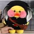 thumbnail image 1 of 30cm Cartoon Cafe Duck Cute Duck Plush Toy Pillow Doll Kawaii Wearing Glasses Hat Girl Birthday GiftCc He Qiyong unisex, 1 of 1