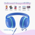 thumbnail image 6 of Kids Headphones,Wired Headphones for Kids with Safe Volume Limiter,Foldable Adjustable Wired Headphones for Kids,Kids Headphones for School Tablet Airplane,Over-Ear Headphones, 6 of 6