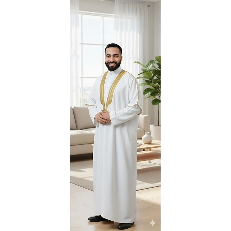 Men's Abaya (Bisht) - Cloak Arab Dress - Walmart.com