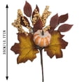 thumbnail image 2 of Ailezt Halloween Decor Halloween Decoration Insert Glittery With Pumpkin Berries Suitable For Vases Floral Decorations Berry Branches Suitable For Vases., 2 of 3
