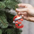 thumbnail image 4 of Colgante de árbol de Navidad con 26 letras – Adorno acrílico DIY para colgar en el árbol de Navidad, 4 of 5