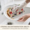 thumbnail image 5 of 2 Pcs Pioneer Flower Floral Print Pattern Kitchen Towels, Funny Microfiber Dish Towel Set, 18" X 26" Tea Towels, 5 of 6