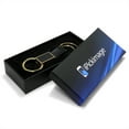 thumbnail image 4 of Ford F-150 Raptor Black Leather insert Golden Metal Leather Strap Key Chain, 4 of 5