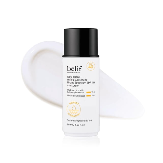 Sérum solar Belif Dew Guard Milky SPF 40 Niacinamida 50 ml