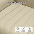 thumbnail image 6 of 2-Piece / 4-Piece Modern Dining Chair Sets with Thickened Cushions Premium Fabric Upholstered Kitchen Chairs Sturdy Metal Legs 300 lbs Capacity for Dining Room Living Room Office, 6 of 6