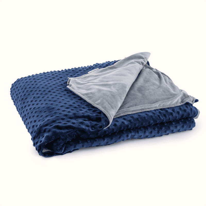 Weighted Blanket for Kids 5 lbs Navy 36x48" Twin Size by DensityComfort