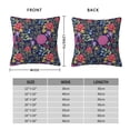 thumbnail image 2 of Pofeuu Floral Print Double-sided plush pillowcase Square Throw Pillow Covers Pillows Cover for Living Room Bedroom Sofa Couch Cushion Cover（No pillow core）-26"x26", 2 of 7