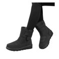 thumbnail image 4 of Women’s Winter Fleece-Lined Tall Snow Boots, Lightweight Warm Insulated Cotton-Padded Boots, Plus Sizes, 4 of 6