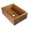 ALFI brand AB3021 30 Single Bowl Bamboo Kitchen Farm Sink