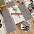 thumbnail image 3 of Vaukki Kitchen Rugs and Mats Non Skid Washable Set of 3,Rubber Backing Absorbent Kitchen Mats for Floor Front of Sink,Gray, 3 of 10