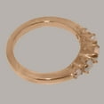 thumbnail image 4 of LBG British Made 14k Rose Gold Natural Opal Womens Promise Ring - 33 size options - Size 8.75, 4 of 6