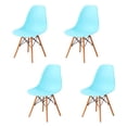 thumbnail image 1 of Set 4 Sillas Replica Eames Mint Sala Comedor Cocina Estilo Minimalista DIB CARPET & HOME MSI002-1001/104, 1 of 4