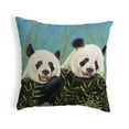 thumbnail image 1 of Betsy Drake KS927 12 x 12 Po. Pandas Petit Oreiller Sans Corde, 1 of 1