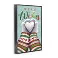 thumbnail image 4 of Stupell Industries Warm Wishes with Heart Holiday Painting Black Framed Art Print Wall Art, 16 x 24, 4 of 10