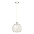thumbnail image 4 of Innovations Lighting - White Mouchette - 1 Light Stem Hung Pendant In Modern, 4 of 7