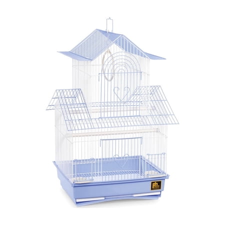 Rustic Retreat Bird Cage with Natural Wood Accents, Durable Metal Construction, Spacious Interior, and Comfortable Features for Birds'