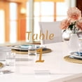 thumbnail image 4 of 20 Pack Acrylic Sign Holders, Clear Acrylic Sign Stand,Acrylic Table Number Holder for Wedding Table Number/Sign/Car, 4 of 5