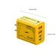 thumbnail image 3 of Cargador GaN 2 en 1, módulo de carga rápida de 120 W con 2 puertos tipo C y 2 puertos USB, adaptador de carga rápida para teléfono, tableta, portátil, enchufe de pared., 3 of 6