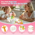 thumbnail image 5 of Silicone 6 Pcs Réutilisables pour Tout-Petits avec Bâtons Faits Maison pour Enfants, 5 of 5