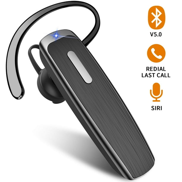 Bluetooth Earpiece For Cell Phone New Bee Hands Free Bluetooth Headset With Mic 22hrs Talktime Earpiece Compatible With Iphone Samsung Android Mobile Phones Driver Trucker Black Walmart Com Walmart Com