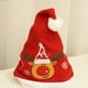 thumbnail image 3 of Bewildely Sombrero de Navidad Accesorios Suministros para fiestas Adorable Festival Tocados Disfraz Sombreros Año Nuevo Navidad Santa Caps Adorno de Kits de decoración para fiestas Alce Bewildely HA069652-03, 3 of 6