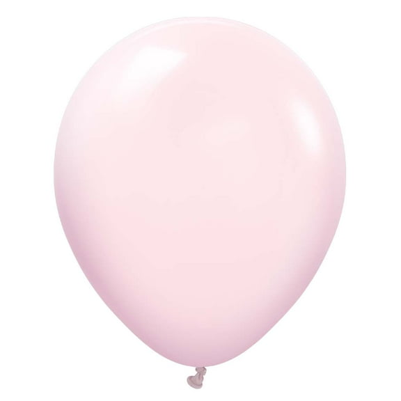 12 inch Kalisan Standard Light Pink Latex Balloons (100 Pack) - Party Supplies Decorations