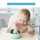 thumbnail image 2 of Cuencos con ventosa para bebés 100% silicona, juego de alimentación para bebés con ventosa segura de grado alimenticio de 2 piezas con cuchara para bebés, niños pequeños, sin BPA Sincero Hogar, 2 of 7