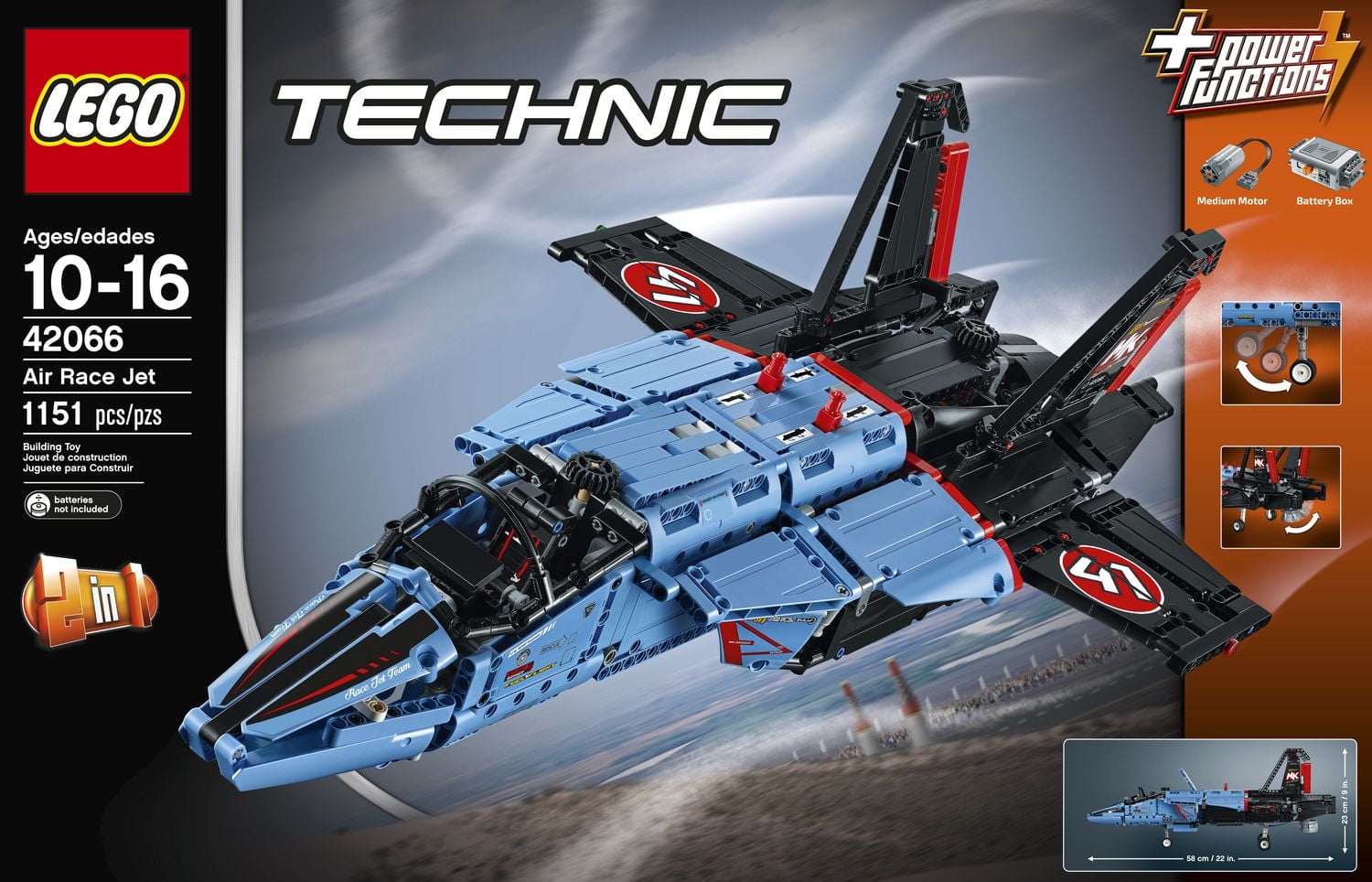 LEGO Technic - Le jet de course (42066)